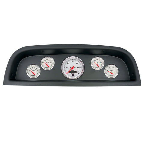 5 GAUGE DIRECT-FIT DASH KIT CHEVROLET TRUCK 60-63 ARCTIC WHITE