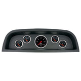 5 GAUGE DIRECT-FIT DASH KIT CHEVROLET TRUCK 60-63 DESIGNER BLACK