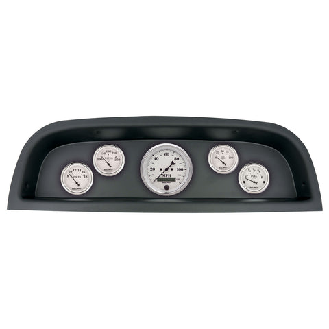 5 GAUGE DIRECT-FIT DASH KIT CHEVROLET TRUCK 60-63 OLD TYME WHITE