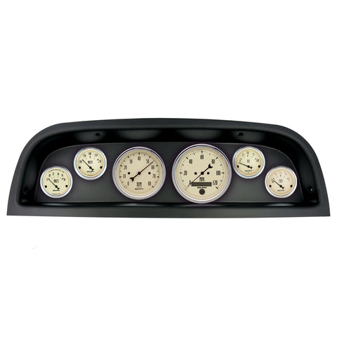 6 GAUGE DIRECT-FIT DASH KIT CHEVROLET TRUCK 60-63 ANTIQUE BEIGE