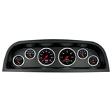 6 GAUGE DIRECT-FIT DASH KIT CHEVROLET TRUCK 60-63 DESIGNER BLACK