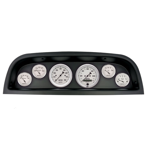 6 GAUGE DIRECT-FIT DASH KIT CHEVROLET TRUCK 60-63 OLD TYME WHITE