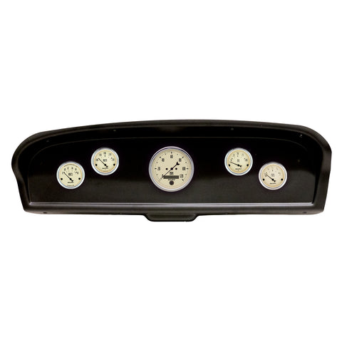 5 GAUGE DIRECT-FIT DASH KIT FORD TRUCK 61-66 ANTIQUE BEIGE