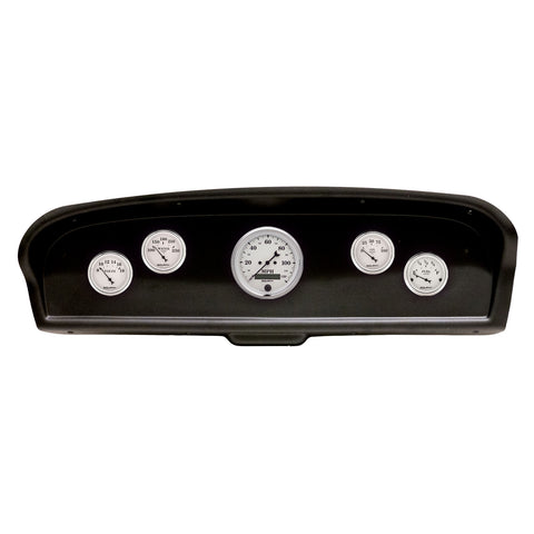 5 GAUGE DIRECT-FIT DASH KIT FORD TRUCK 61-66 OLD TYME WHITE