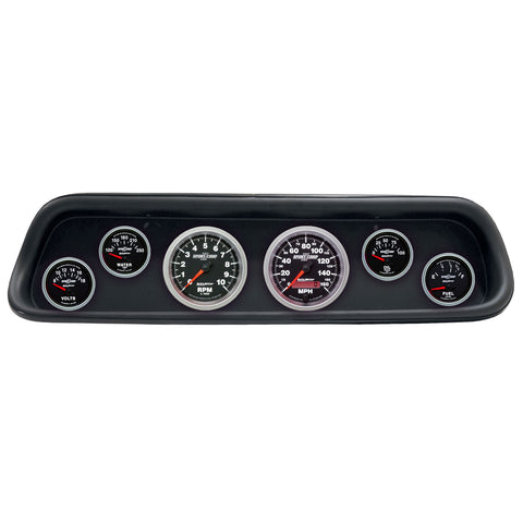 6 GAUGE DIRECT-FIT DASH KIT FORD MUSTANG 64-65 SPORT-COMP II