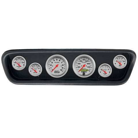 6 GAUGE DIRECT-FIT DASH KIT FORD MUSTANG 64-65 ULTRA-LITE