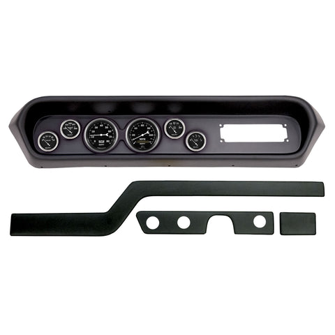 6 GAUGE DIRECT-FIT DASH KIT PONTIAC GTO/LEMANS 64-65 OLD TYME BLACK