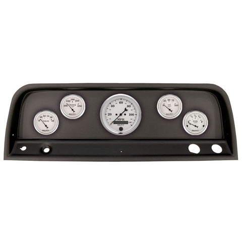 5 GAUGE DIRECT-FIT DASH KIT CHEVROLET TRUCK 64-66 OLD TYME WHITE
