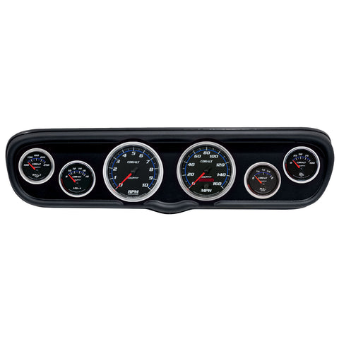 6 GAUGE DIRECT-FIT DASH KIT FORD MUSTANG 66 CHRONO