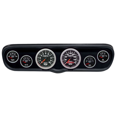 6 GAUGE DIRECT-FIT DASH KIT FORD MUSTANG 66 SPORT-COMP