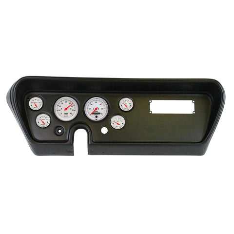 6 GAUGE DIRECT-FIT DASH KIT PONTIAC GTO 66 ARCTIC WHITE