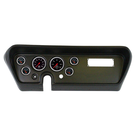 6 GAUGE DIRECT-FIT DASH KIT PONTIAC GTO 66 DESIGNER BLACK