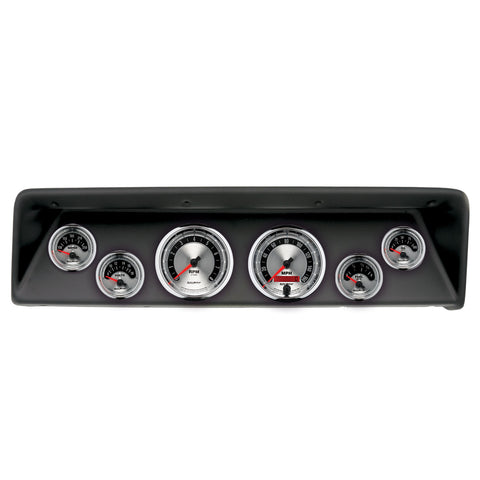 6 GAUGE DIRECT-FIT DASH KIT CHEVROLET NOVA 66-67 AMERICAN MUSCLE