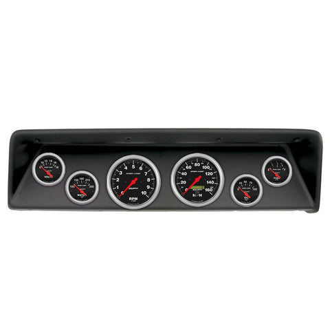 6 GAUGE DIRECT-FIT DASH KIT CHEVROLET NOVA 66-67 SPORT-COMP