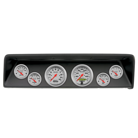 6 GAUGE DIRECT-FIT DASH KIT CHEVROLET NOVA 66-67 ULTRA-LITE