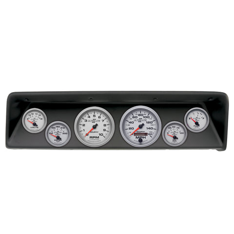 6 GAUGE DIRECT-FIT DASH KIT CHEVROLET NOVA 66-67 ULTRA-LITE II