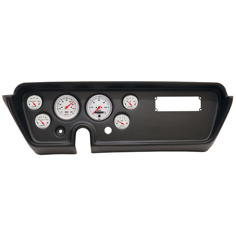6 GAUGE DIRECT-FIT DASH KIT PONTIAC GTO/LEMANS 67 ARCTIC WHITE