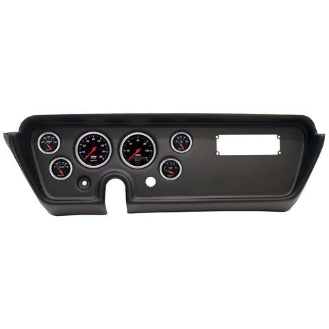 6 GAUGE DIRECT-FIT DASH KIT PONTIAC GTO/LEMANS 67 DESIGNER BLACK
