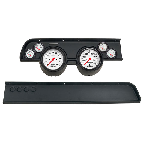 GAUGE KIT 6 PC (5" X2 2 1/16" X4) MERC COUGAR NO AC 67-68 PHANTOM