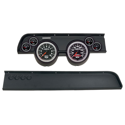 GAUGE KIT 6 PC (5" X2 2 1/16" X4) MERC COUGAR NO AC 67-68 SPORT-COMP II