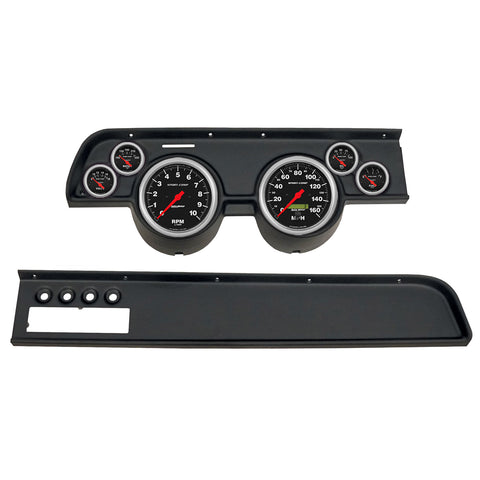 6 GAUGE DIRECT-FIT DASH KIT MERCURY COUGAR 67-68 SPORT-COMP