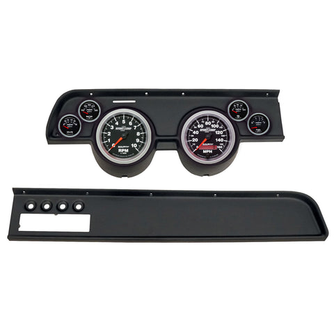 6 GAUGE DIRECT-FIT DASH KIT MERCURY COUGAR 67-68 SPORT-COMP II