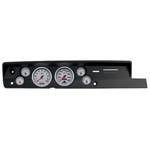 6 GAUGE DIRECT-FIT DASH KIT PLYMOUTH CUDA 67-69 ULTRA-LITE II