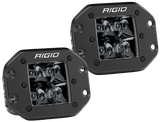 RIGID D-Series PRO Midnight Edition Spot Optic Flush Mount Single