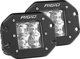 RIGID D-Series PRO LED Light Spot Optic Flush Mount Pair