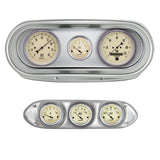 6 GAUGE DIRECT-FIT DASH KIT NOVA 62-65 ANTIQUE BEIGE