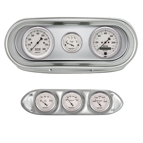 6 GAUGE DIRECT-FIT DASH KIT NOVA 62-65 OLD-TYME WHITE
