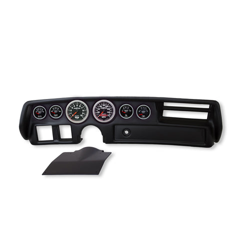 6 GAUGE DIRECT-FIT DASH KIT CHEVELLESS/ELCAMINO/MONTE 70-72 SPORT-COMP II