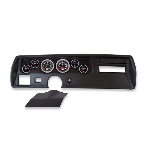 6 GAUGE DIRECT-FIT DASH KIT CHEVELLE / EL CAMINO / MALIBU 70-72 SPORT-COMP II