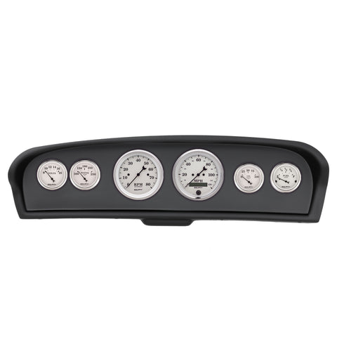 6 GAUGE DIRECT-FIT DASH KIT FORD TRUCK 61-66 OLD-TYME WHITE