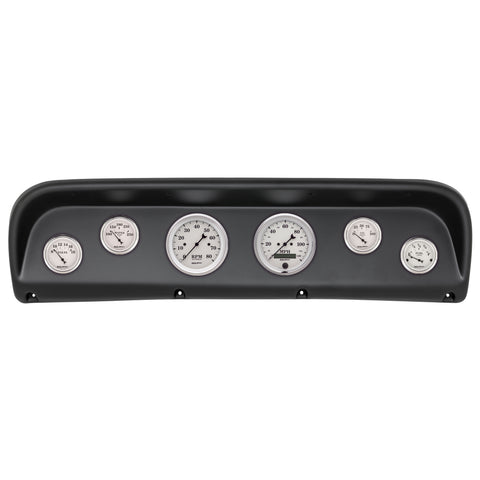 6 GAUGE DIRECT-FIT DASH KIT FORD TRUCK 67-72 OLD-TYME WHITE