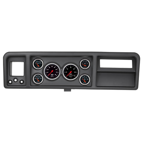 6 GAUGE DIRECT-FIT DASH KIT FORD TRUCK 73-79 DESIGNER BLACK