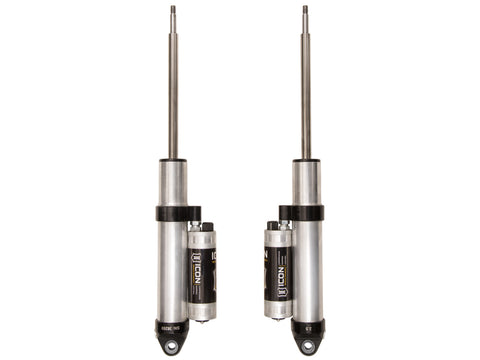 ICON 2014-2026 Ram 2500 0" Lift Coil/3" Lift Air Ride Rear V.S. 2.5 Aluminum Series Shock Absorbers Piggyback Reservoir W/ CDCV Pair