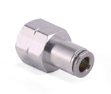 Straight - Female 1/4" FNPT X 1/4" Tube