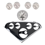 5 GAUGE DIRECT-FIT DASH KIT CHEVY 55-56 OLD TYME WHITE