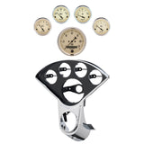 5 GAUGE DIRECT-FIT DASH KIT CHEVY TRUCK 55-59 ANTIQUE BEIGE