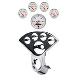 5 GAUGE DIRECT-FIT DASH KIT CHEVY TRUCK 55-59 ARTIC WHITE