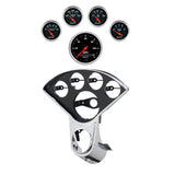 5 GAUGE DIRECT-FIT DASH KIT CHEVY TRUCK 55-59 DESIGNER BLACK