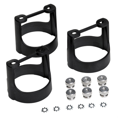 GAUGE BRACKET KIT 2-1/16" BLACK COMPOSITE QTY 3