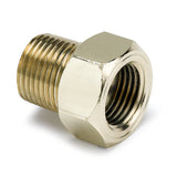 FITTING ADAPTER 3/8" NPT MALE BRASS FOR MECH. TEMP. GAUGE