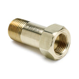 FITTING ADAPTER 3/8" NPT MALE EXTENSION BRASS FOR MECH. TEMP. GAUGE
