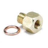 FITTING ADAPTER METRIC M12X1.5 MALE TO 1/8" NPTF FEMALE BRASS