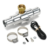 FITTING ADAPTER RADIATOR HOSE 1" TO 1.25" 3/8" NPTF FEMALE ALUMINUM