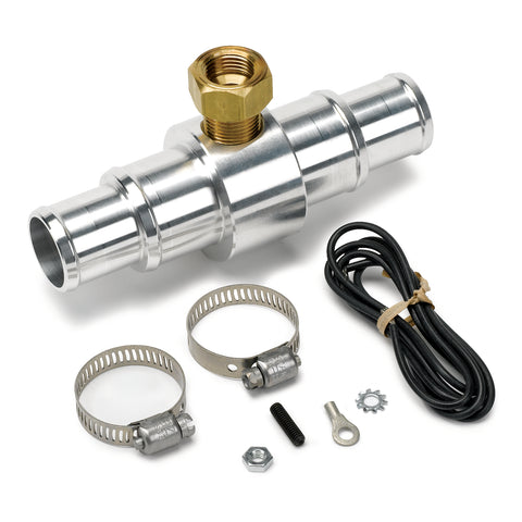 FITTING ADAPTER RADIATOR HOSE 1" TO 1.25" 3/8" NPTF FEMALE ALUMINUM