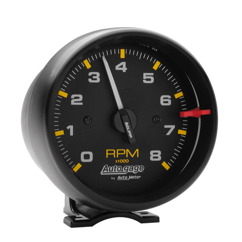 3-3/4" PEDESTAL TACHOMETER 0-8000 RPM AUTO GAGE