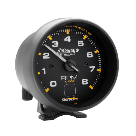 3-3/4" PEDESTAL TACHOMETER 0-8000 RPM AUTO GAGE